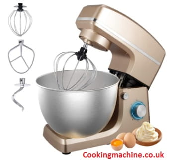 Stand mixer with different attachments