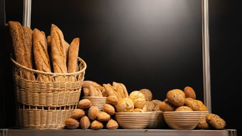 Various kinds of bread